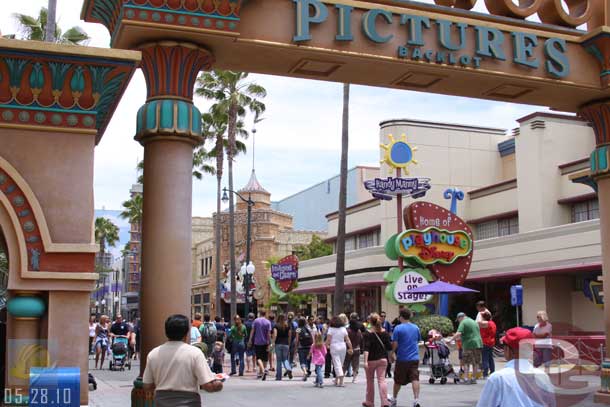 5.28.10 - The last section of wall that was in front of Playhouse Disney is now down.