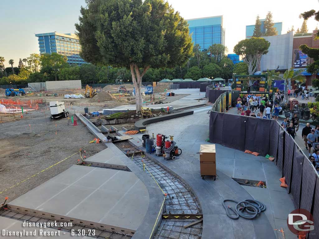 06.30.23 - Pavement Progress from the Monorail