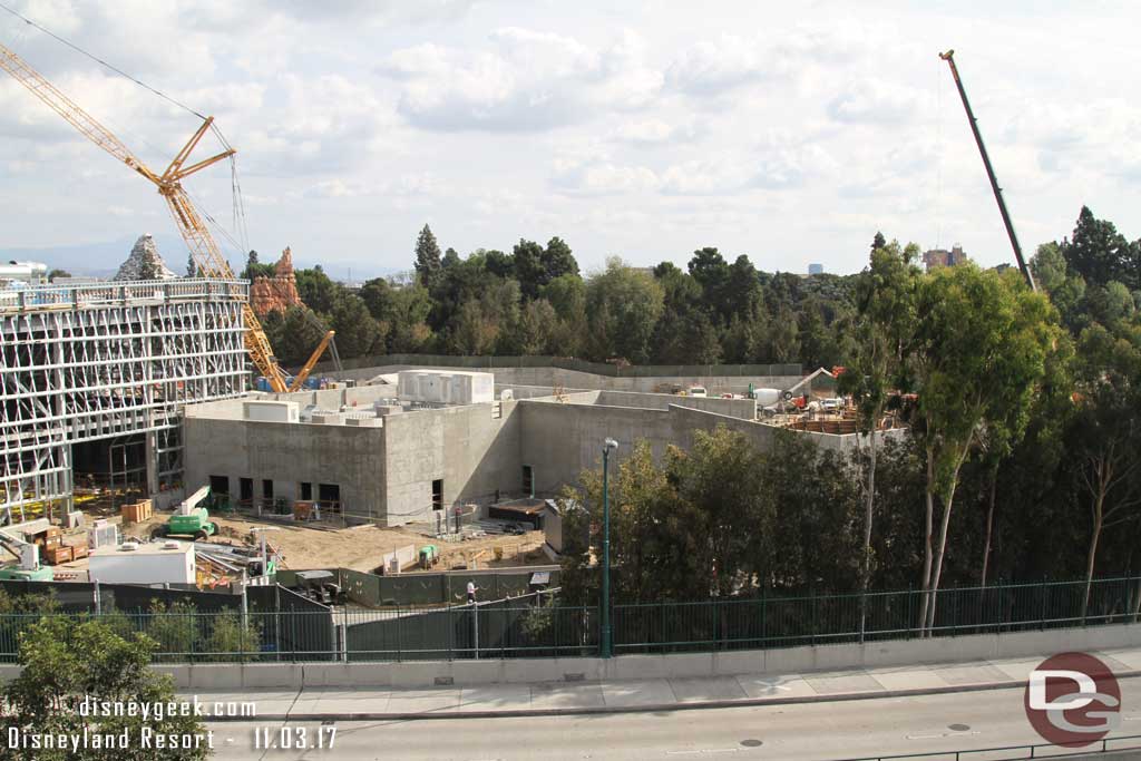 11.03.17 - The view of the site from the Mickey and Friends Parking Structure