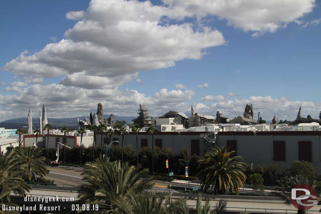 03.08.19 - An overview of the back side from the Mickey and Friends Parking structure.