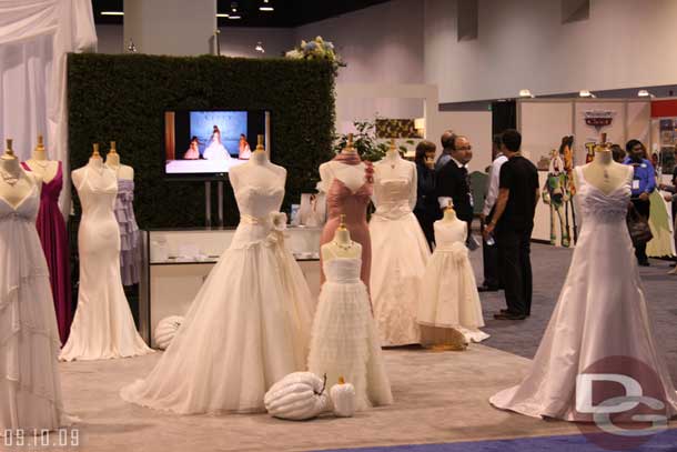 As we headed toward Consumer Products area it was hard to miss the Fairy Tale Weddings display