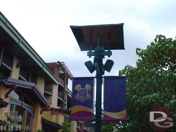 New Banners line Downtown Disney